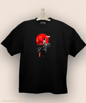 تیشرت لش مردانه و زنانه طرح وان پیس شخصیت زورو کد 985