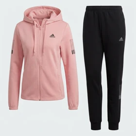 ست سوئی شرت شلوار ورزشی زنانه آدیداس خط‌دار adidas