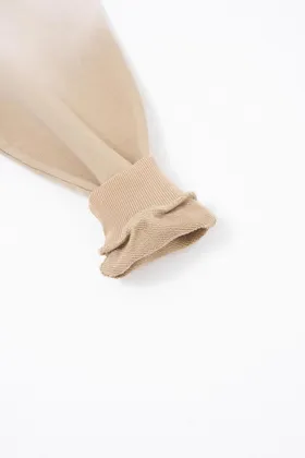سویشرت مردانه بژ شسته شیب دار M3578