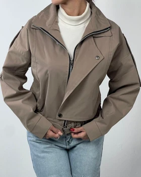 بامبر کمر دار  کد 1500111 (خاکی)