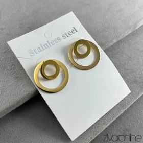 گوشواره زنانه حلقه‌ای ژورنالی 20361