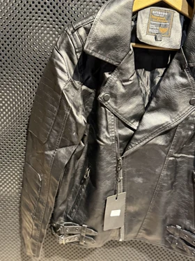 کاپشن چرم پلیسی وارداتی بندی