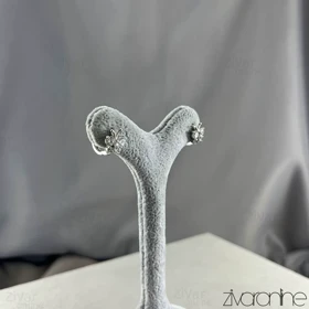 گوشواره زنانه مدل پروانه تمام نگین 20440