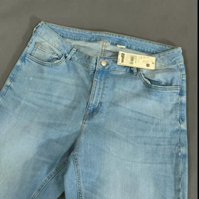 🧡 SIZE 48 ta 50 شلوار جین یونیسکس اورجینال برند معتبر LINDEX امریکا مدل MADONNA