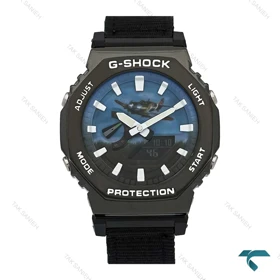جیشاک GM2100 مردانه خلبانی بند برزنتی G-Shock-7528-G
