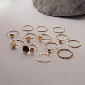 پک انگشتر طرح گوی و دایره