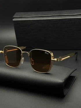 عینک دیور کد 790 Dior (قهوه ای طلایی)