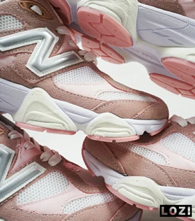 کفش کتانی زنانه صورتی سفید NEW BALANCE 9060