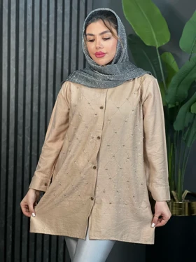 مانتو نگینی تابان کد 1631