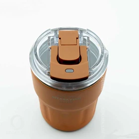 تراول ماگ SITARAYURI TWICE مدل 290ML (قهوه ای)