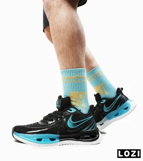 کفش کتانی مردانه مشکی آبی NIKE pegasus 33