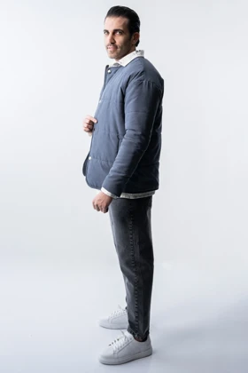 کاپشن بیسیک یقه گرد مردانه