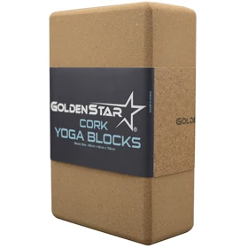 آجر یوگا گلدن استار Golden Star چوب پنبه‌ای