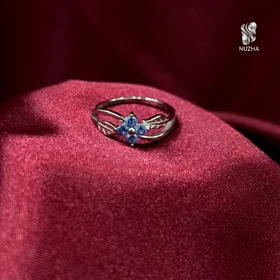 انگشترنقره زنانه کدanz1131