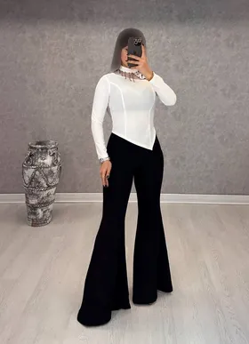 بلوز گردن آویز : 8564