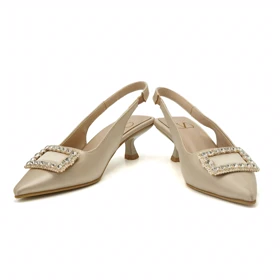 کفش مجلسی زنانه پاشنه‌دار 3 سانت مدل 400354 _ sandal valentino