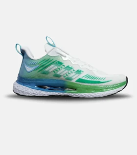 کفش کتانی مردانه سفید سبز آبی ADIDAS running