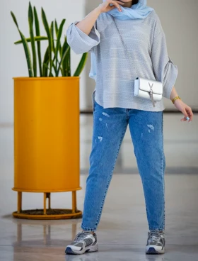 مانتو جلو بسته مراکشی ترنم