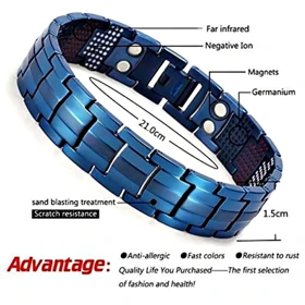 دستبند مغناطیسی مگنت آریکس مدل نانو کدtitanium7 مدل u-10248