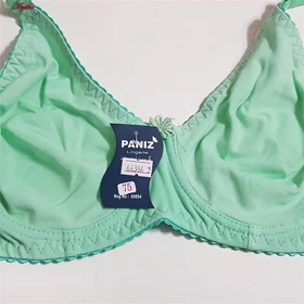 سوتین لاکرا پرسی فنردار زنانه پانیذ سبز روشن کد 66386
