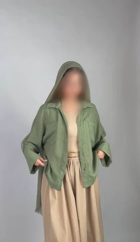 شومیز دوجیب مدل آیتن کد 50249