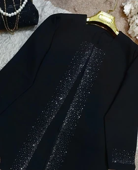 مانتو کتی حاشیه نگین‌دار