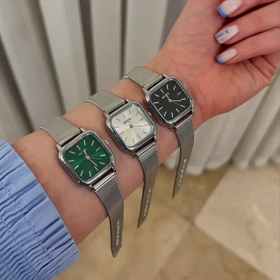 ساعت بند فلزی حصیری