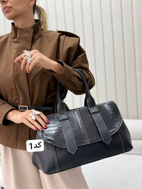 کیف وسترن (مشکی سنگی)