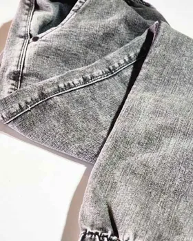 شلوار اسلش سایز بزرگ طوسی روشن