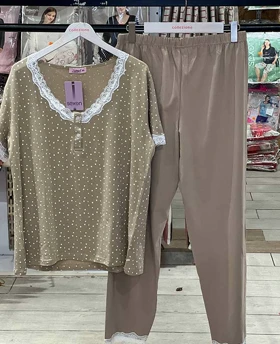 تیشرت و شلوار سایز بزرگ سکسن کد 13769