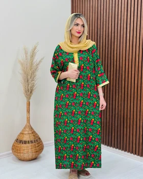 پیراهن کمردار گل‌گلی