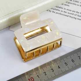 کلیپس مو زنانه مدل کریستالی فلزی کد G_Lnd_1560