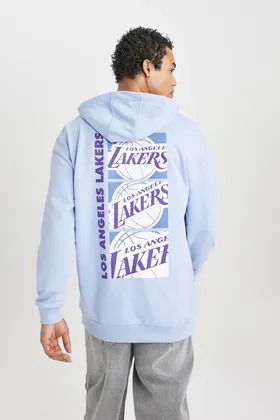 سویشرت DeFactoFit NBA Los Angeles Lakers Comfort Fit Hooded B3893AX24SP