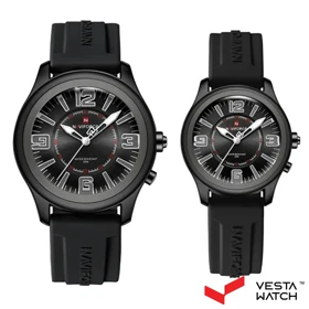 ست ساعت مچی مردانه و زنانه نیوی فورس NAVIFORCE مدل NF9256L B/B/B و NF9256G