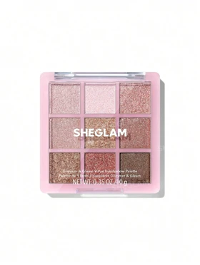 پالت سایه چشم 9 رنگ شیگلم مدل Glimmer & Gleam