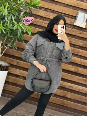 مانتو کبریتی کمردار