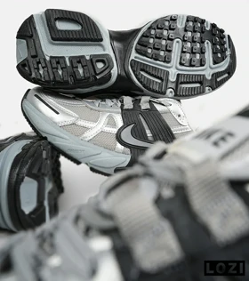 کفش کتانی مردانه و زنانه طوسی خاکستری Nike cushlon