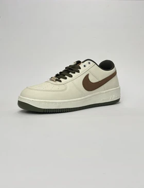 کفش روزمره نایک ایر فورس کرم سبز قهوه ای Air Force