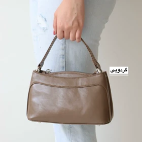 کیف زنانه دوشی_دستی مدل آمالیا (گردویی)