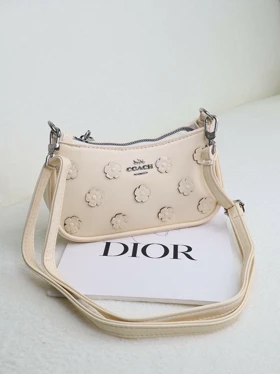 کیف دستی/دوشی زنانه مدل کوچ Coach کد SH1489 (کرم)