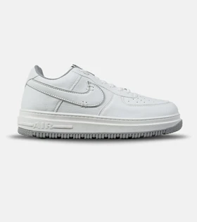 کفش کتانی بزرگ پا سفید طوسی NIKE AIR FORCE مدل 7646