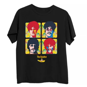 تیشرت گروه موسیقی beatles بیتلز Yellow Submarine Block
