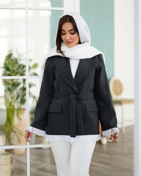 کت دانتل دوزی تک دکمه مدل رومینا کد 2799