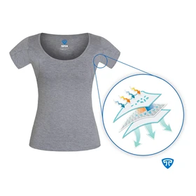 تاپیک تیشرت آستین کوتاه women-tishirt-grey