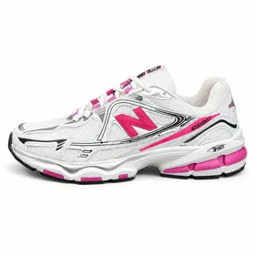 کفش کتانی مردانه مدل نیوبالانس سفید صورتی New BALANCE 740