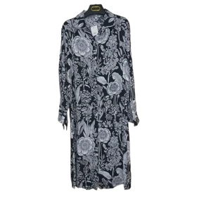 مانتو زنانه نخی گل‌دار وارداتی