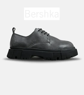 کفش کتانی مردانه طوسی BERSHKA مدل 6258