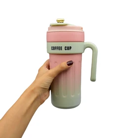 تراول ماگ کافی کاپ مدل Saturn دماسنج دار ظرفیت 0.65 لیتر