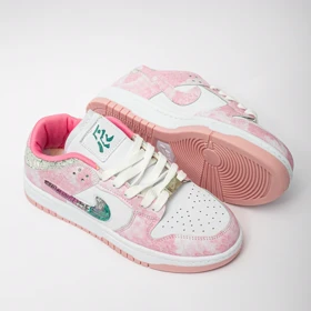 کفش کتانی جردن 1 دراگون سفید صورتی کد 294843