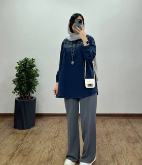 مانتو گلدوزی پونه 3